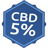 Olio di CBD 5%, ampio spettro, (no THC) 10ml - CBD Crystallized
