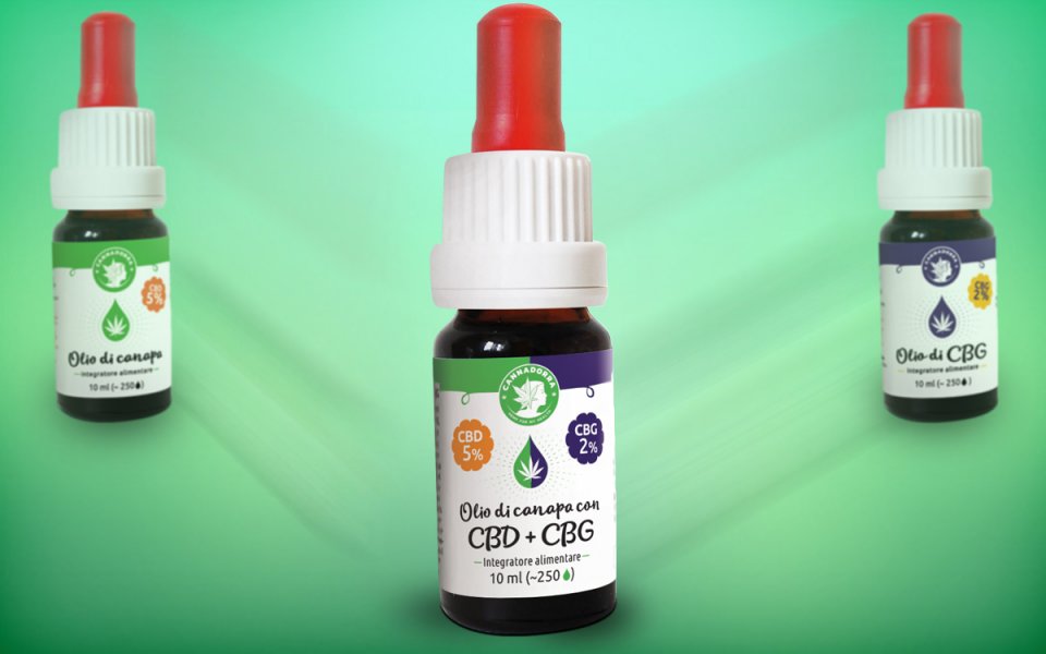 Novità per il massimo sostegno immunitario - Olio con CBD + CBG