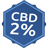 Olio di CBD 2%, ampio spettro, (no THC) 10ml - CBD Crystallized