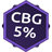 CBG Canapa olio 5%, 10ml - CBG